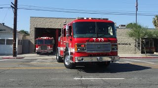 LAFD Light Force 73 Responding