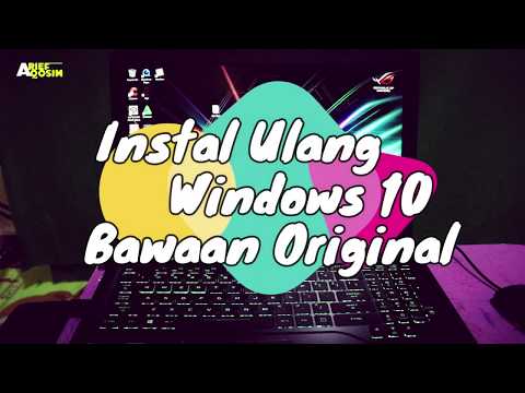 Video: Cara Install Windows Di Laptop Tanpa CD-rom