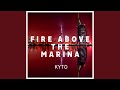 Fire Above the Marina in Dubai