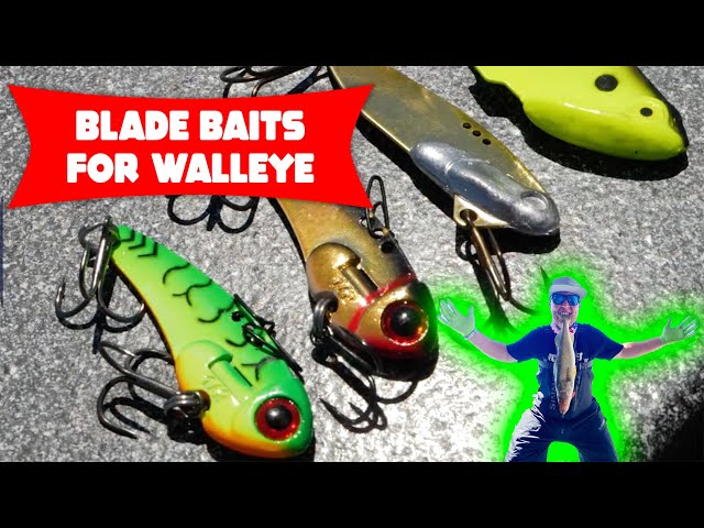 How To CATCH WALLEYE On Blade Baits. (EASY Walleye Fishing How-To!) 