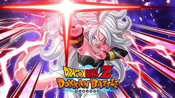 DRAGON BALL Z DOKKAN BATTLE: AGL TRANSFORMING ANDROID 21 ACTIVE SKILL THEME W/ SUPER ATTACK