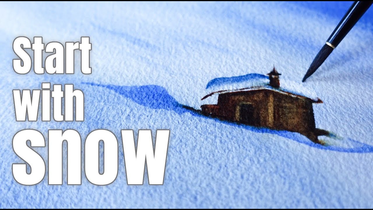 Акварельные пейзажи настолько просты, что кажутся обманом