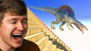 WHAT DINOSAUR can SURVIVE THE FALL in ARBS!? (Reaction)
