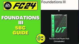 FC 24 Foundations III SBC Guide