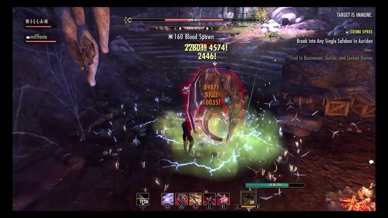 ESO - Stamina Nightblade DPS Test