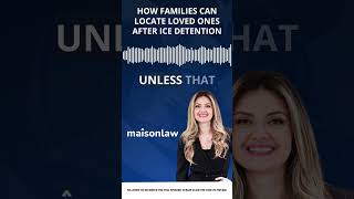 Information How Families Can Locate Loved Ones After ICE Detention Guide