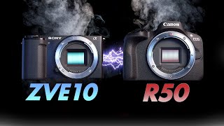 Sony ZVE10 Vs Canon R50 || Which Camera Is Better?