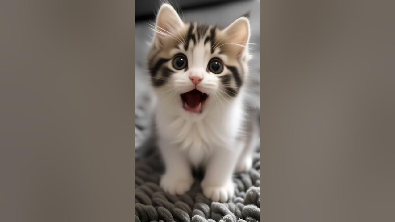 Small cute cat is happy and singing APT song 🥰🥰🥰