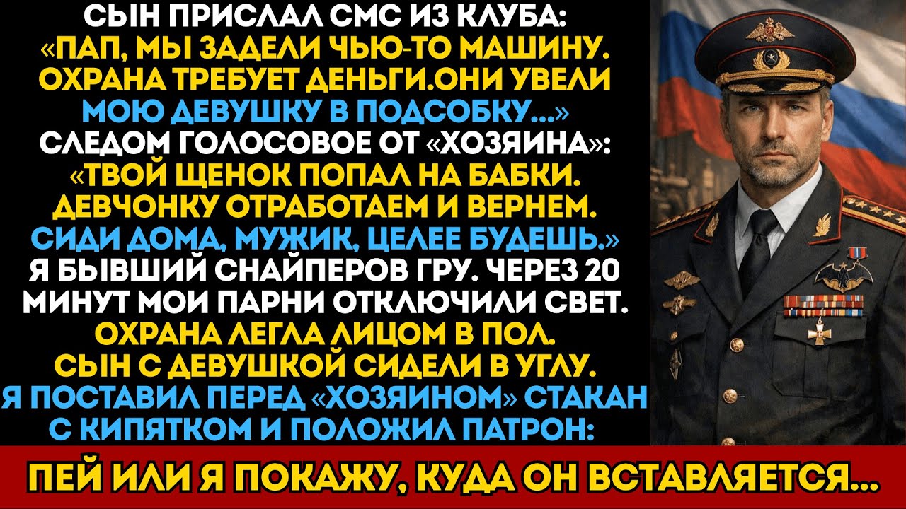 ПЕЙ КИПЯТОК ИЛИ ВСТАВЛЮ ПАТРОН! Снайпер ГРУ жестко наказал мажоров за сына.