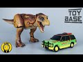 【Transformers X Jurassic Park】Autobot JP93 & Tyrannocon Rex Ford Electric SUV Car Robot Toys