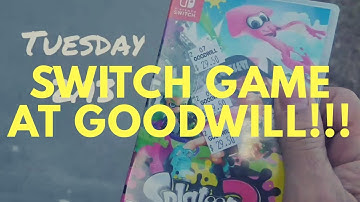 Video game hunting: Switch game at Goodwill!!!