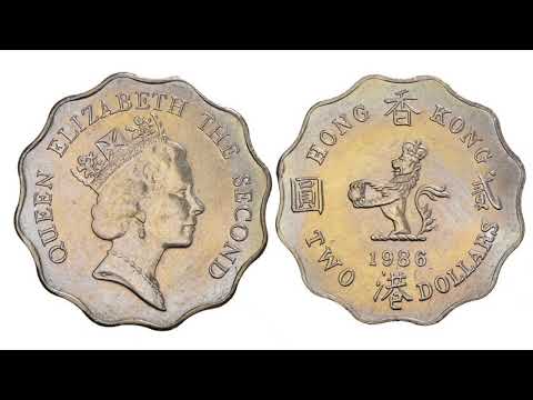 HONG KONG 1986 TWO DOLLARS Coin VALUE + REVIEW