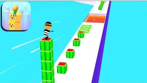 CUBE SURFER! 🚶‍♂🌈🥪 Gameplay All Levels Walkthrough Android, iOS New Game Update Max Level #shorts