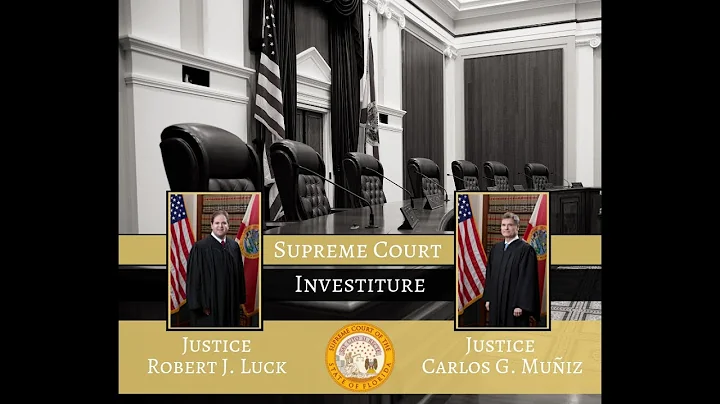 Joint Investiture: Justice Robert J. Luck & Carlos...