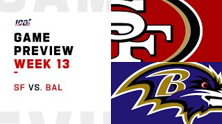 San Francisco 49ers vs Baltimore Ravens Week 13 NFL Game Preview