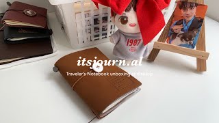 007. Traveler's Notebook unboxing and setup | itsjourn.al