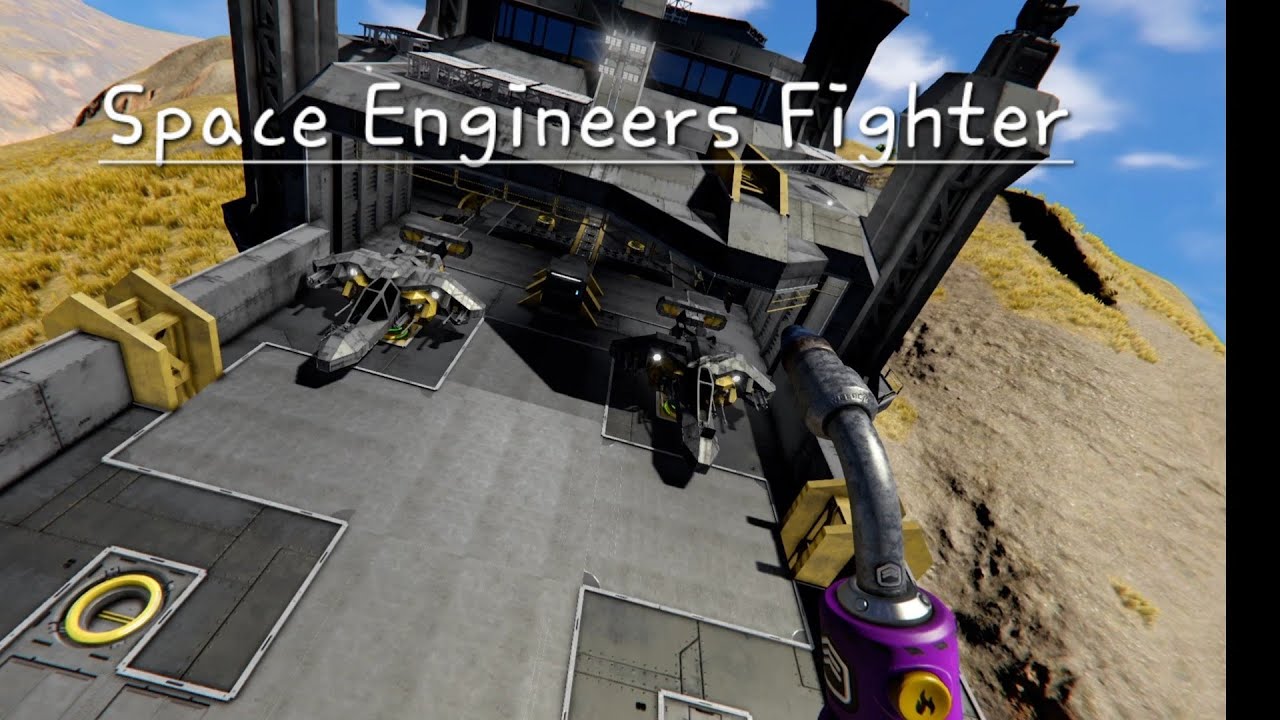 Space Engineers Small grid ai fighter build. - YouTube