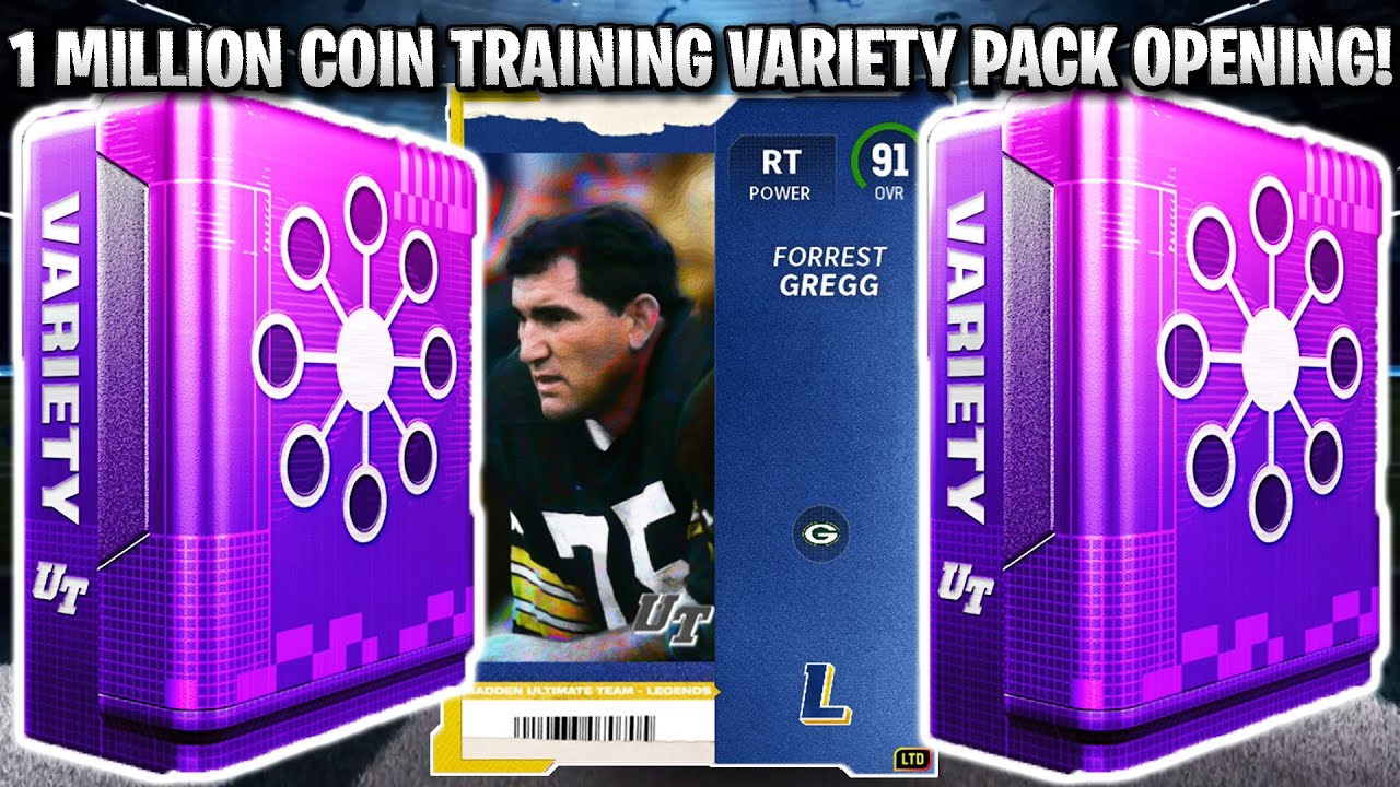 1 MILLION COIN TRAINING VARIETY PACK OPENING! MADDEN 23 ULTIMATE TEAM
