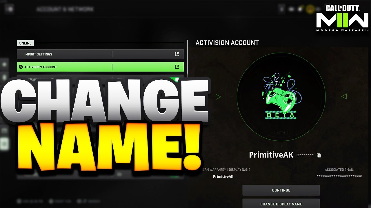 How do I change my Activision ID?