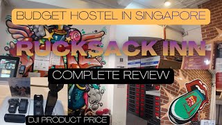 Singapore Series 🇸🇬 | Episode-12 | RuckSack inn Hostel | Complete Review | DJI Osmo Pocket 3 Price.