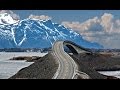 Atlantic Road in nice and really bad weather