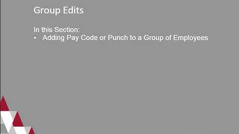 Part 4 Kronos Timekeeper Training