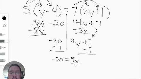 7.3 Solving Equations with the Distributive Property