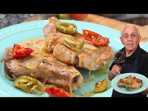 pork-chops-with-hot-cherry-peppers