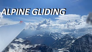 Spectacular Glider Flight to the Alps and Back | Duo Discus | Switzerland