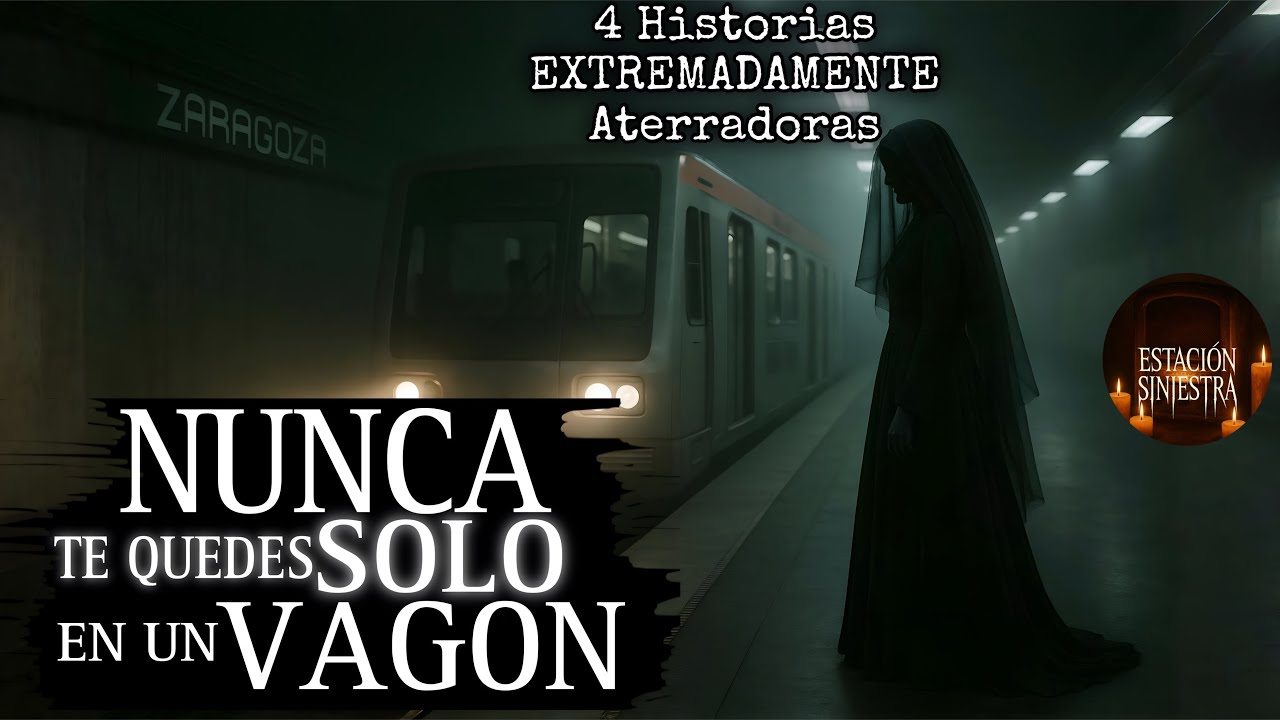 4 HISTORIAS de TERROR y FANTASMAS en el METRO de la CDMX