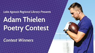 Announcing the Winners of the Adam Thielen Poetry Contest