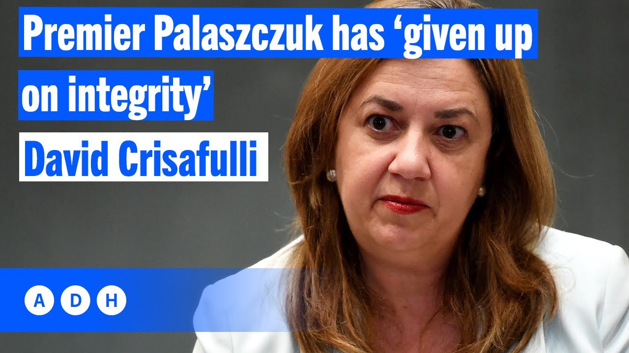 ⁣Premier Palaszczuk has ‘given up on integrity’: David Crisafulli | Alan Jones