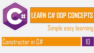 Constructor in C# | OOP in C# Part-10 | C# OOP Bangla Tutorial