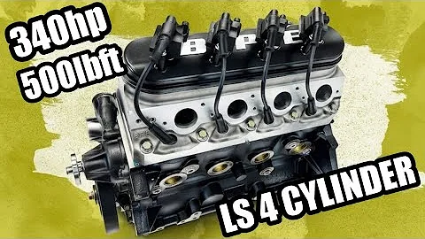 340 horsepower 3.6 LS 4 cylinder engine by Blue Print Engines
