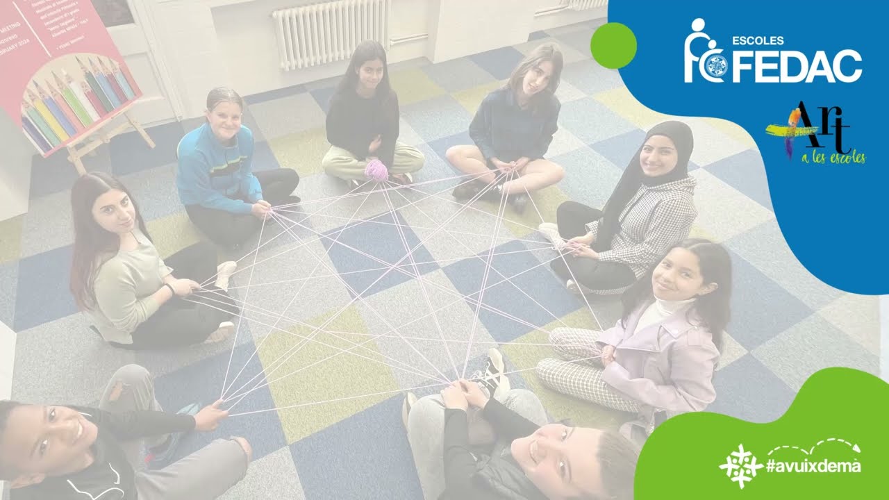 IogART, projecte +ART a les escoles de l'escola FEDAC Manresa