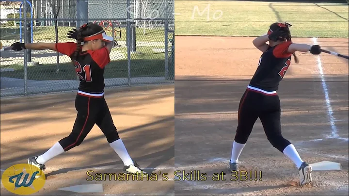 Samantha Gonzales' Softball Skills Video - 2016 1B...