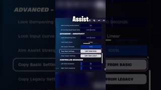 improve aim assist in fortnite #fortnite #fortnitegameplay