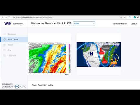 WeatherOptics Business Portal Demo