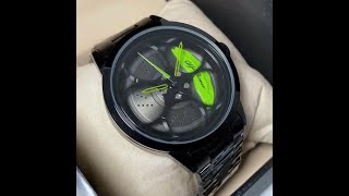 3D Alfa Romeo 360 Spinning Wheel Watch