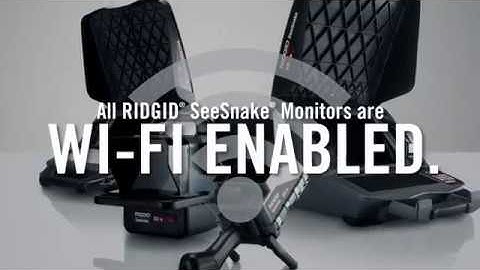 Wi-Fi Enabled RIDGID SeeSnake Monitors