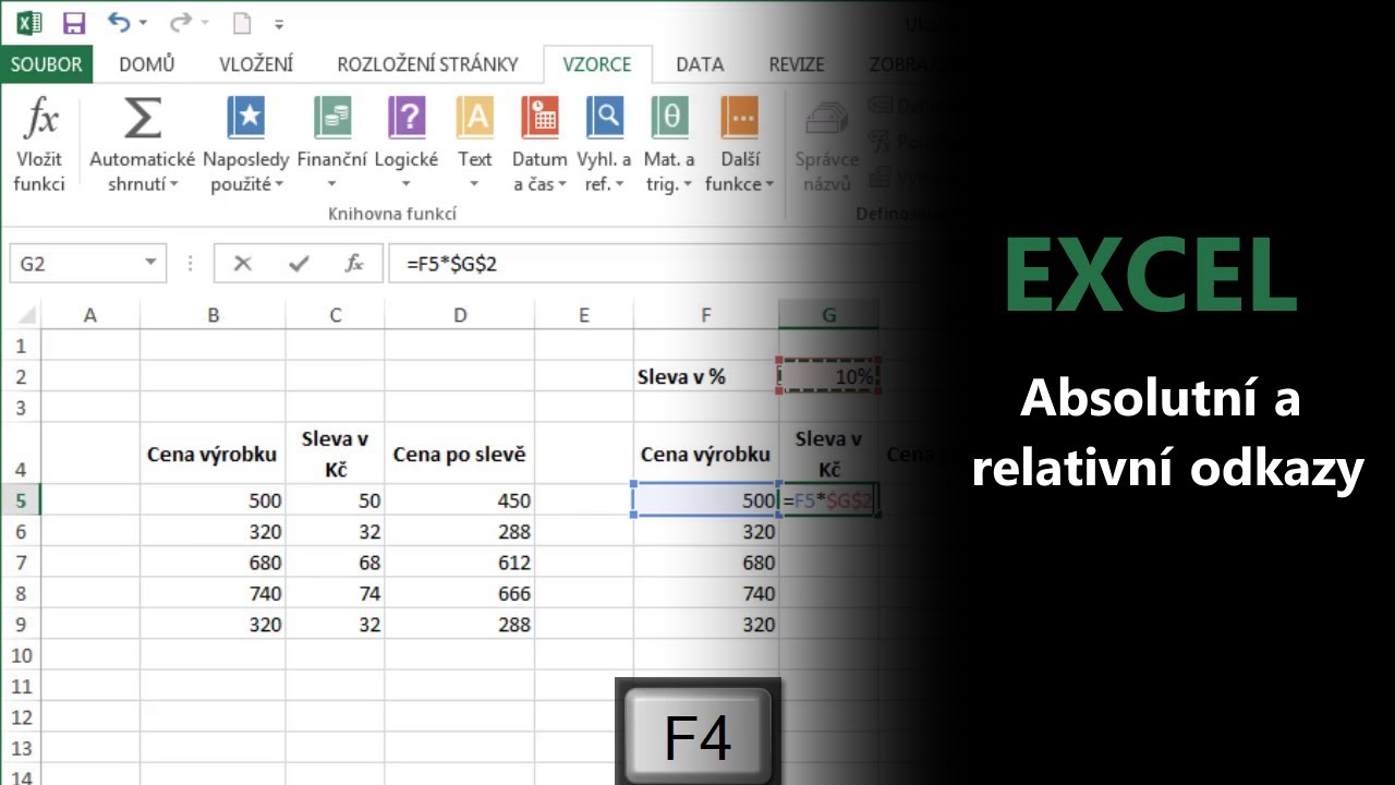 Co je absolutní odkaz Excel?