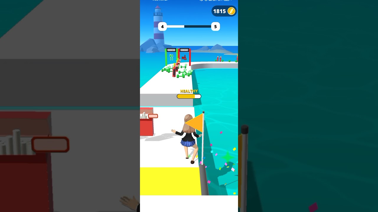 Healthy Run  Gameplay Tutorial All Levels (Andriod \Ios) 