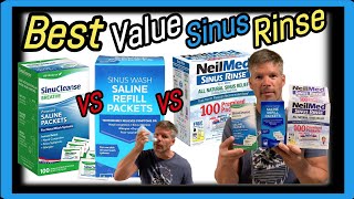 Neilmed Vs Sinucleanse Vs Rite Aid Sinus Wash Saline Packets Whats The Best Value For Sinus Wash?