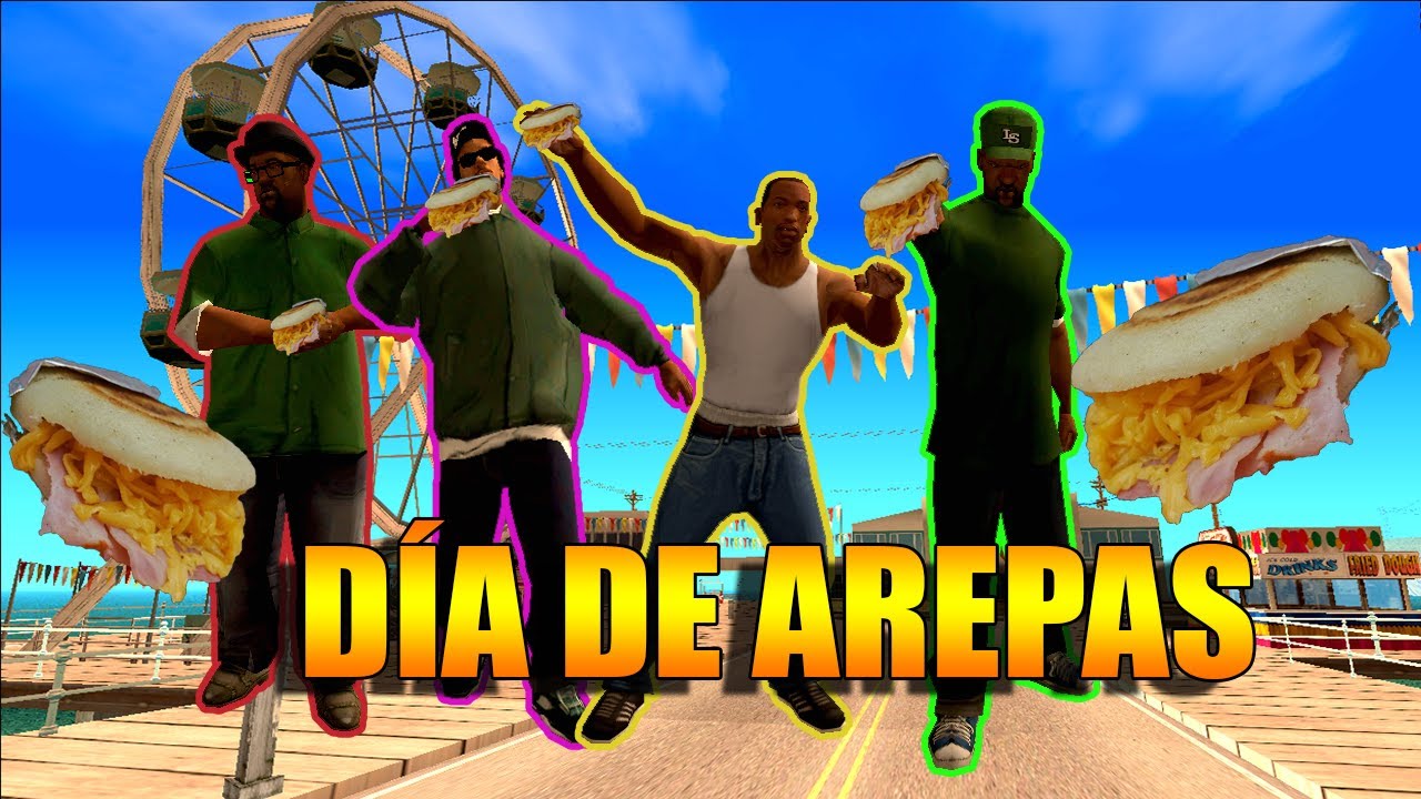 Gta San Andreas Parodia - Cj Y Sus Amigos Van Por Arepas