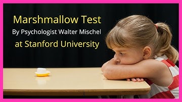 Marshmallow Test || Walter Mischel || Stanford University || Instant Gratification