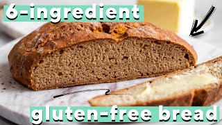How To Make 6-Ingredient Gluten-free Bread 🍞 (Without Yeast!)