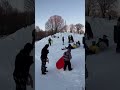 Funny compilation of snow sliding accidents shorts