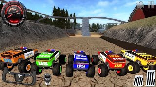 Juegos De Carros - Police Monster Trucks Impossible Driver #2 - Car Extreme Racing Android Gameplay screenshot 3