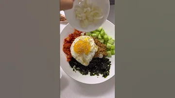 살 안찌는 낫또 비빔밥 뜨헉 진짜 살 안 찌는 맛 김치 필수 