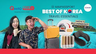 Qoo10 x MAI Passport: BEST OF KOREA Travel Essentials